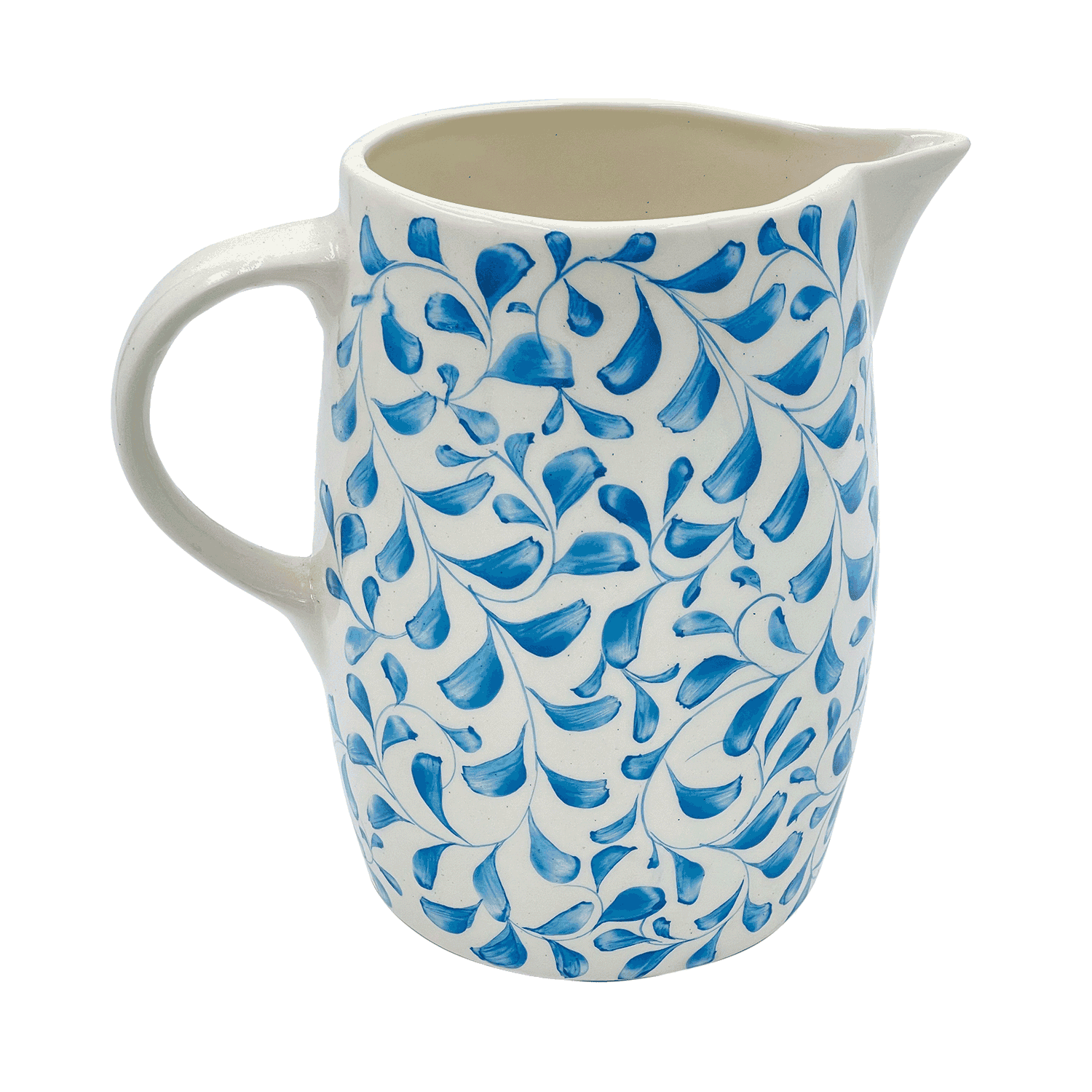 Light Blue Scroll Water Jug