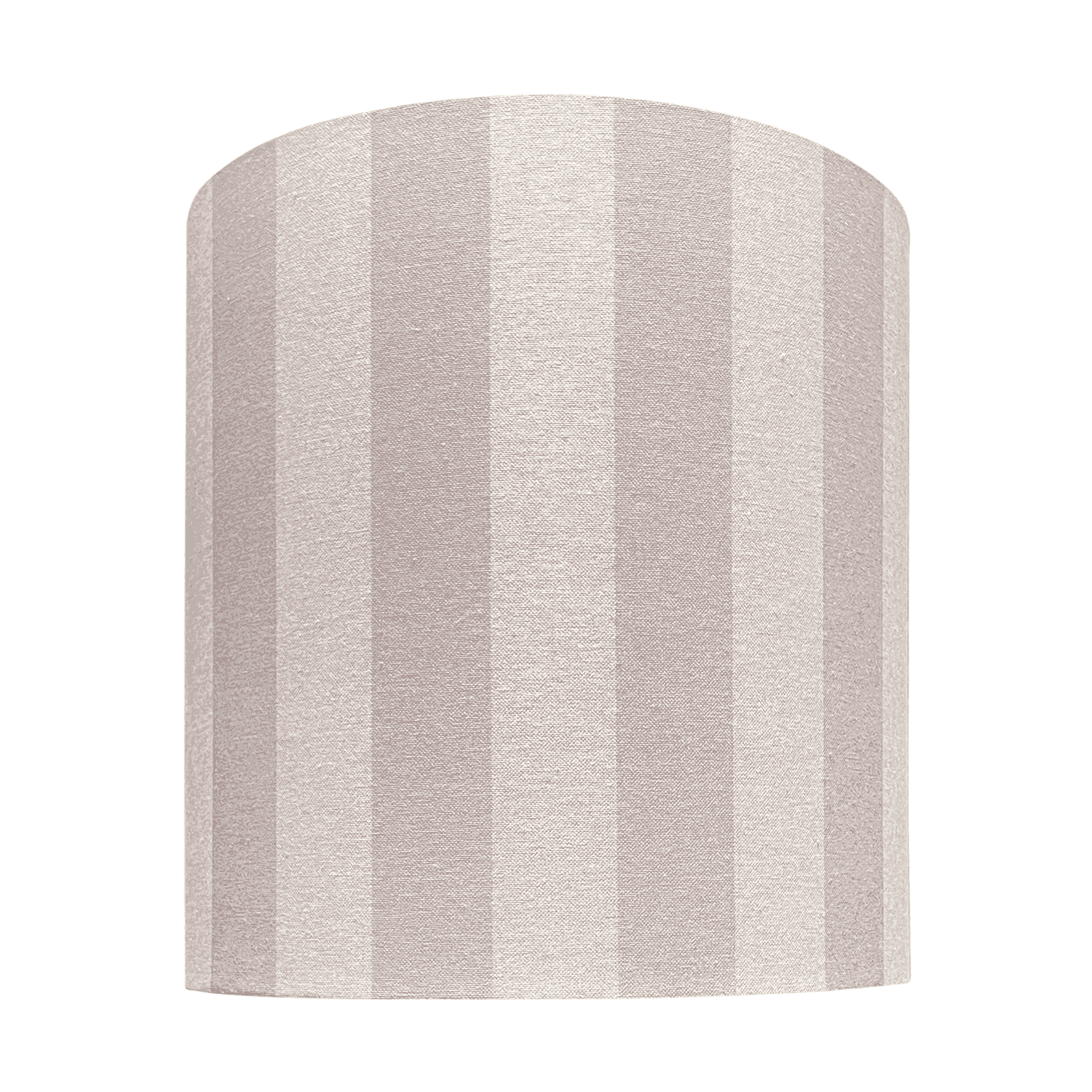 Large Pink & Cream Stripes Drum Linen Lampshade 36cm