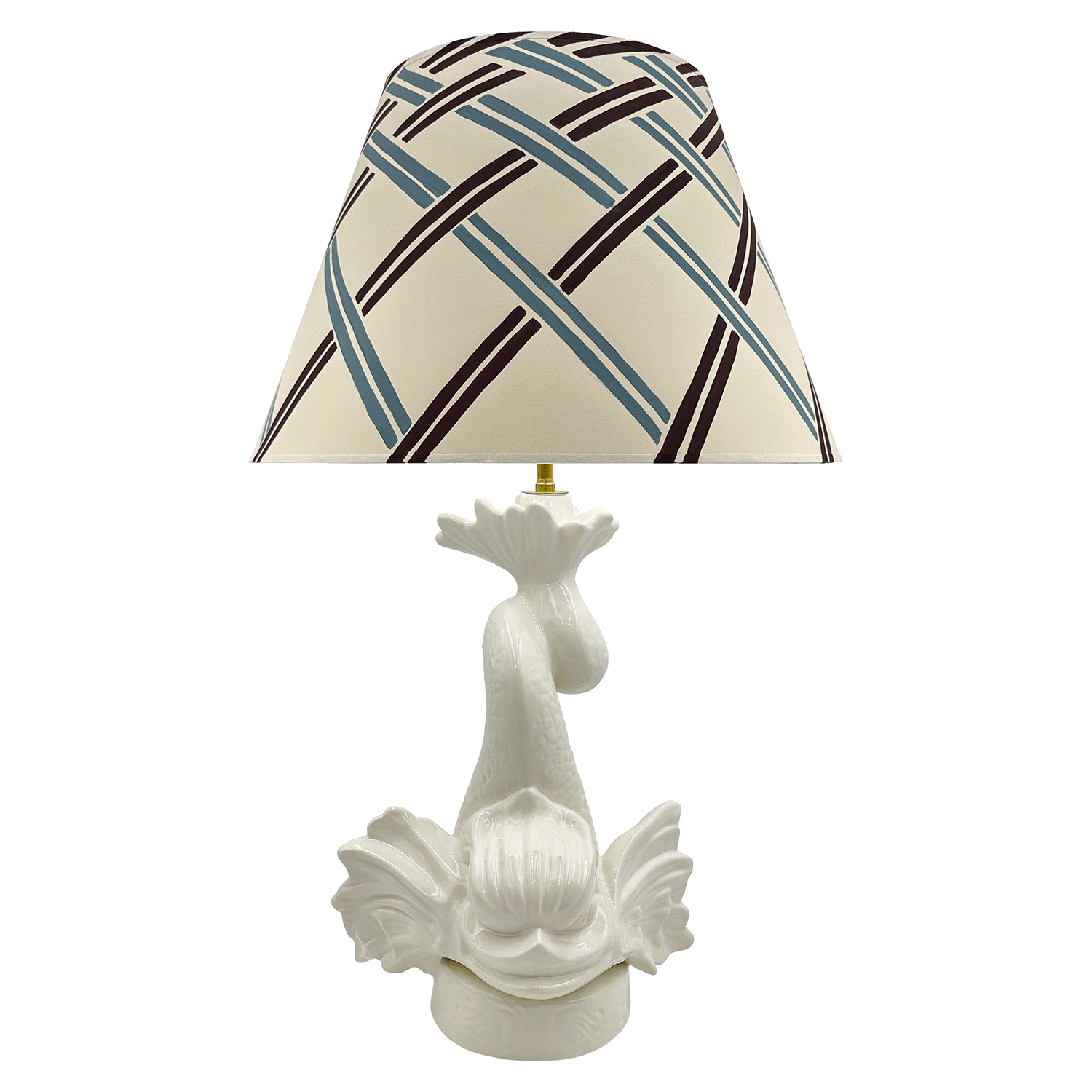 Blue Iris Lampshade