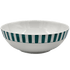 Green Stripes Salad Bowl