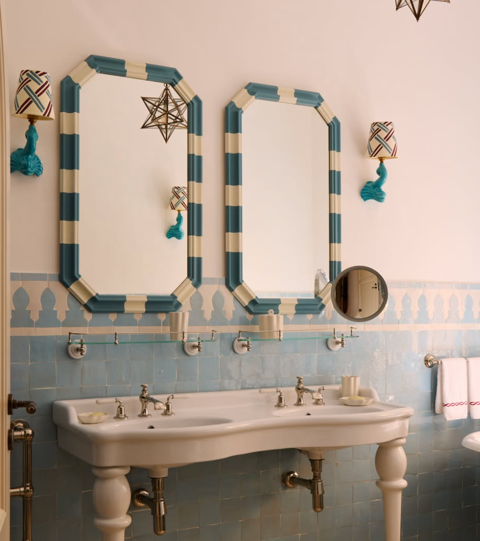 Turquoise Dolphin Wall Light