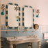 Turquoise Dolphin Wall Light