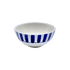 Small Navy Blue Stripes Bowl