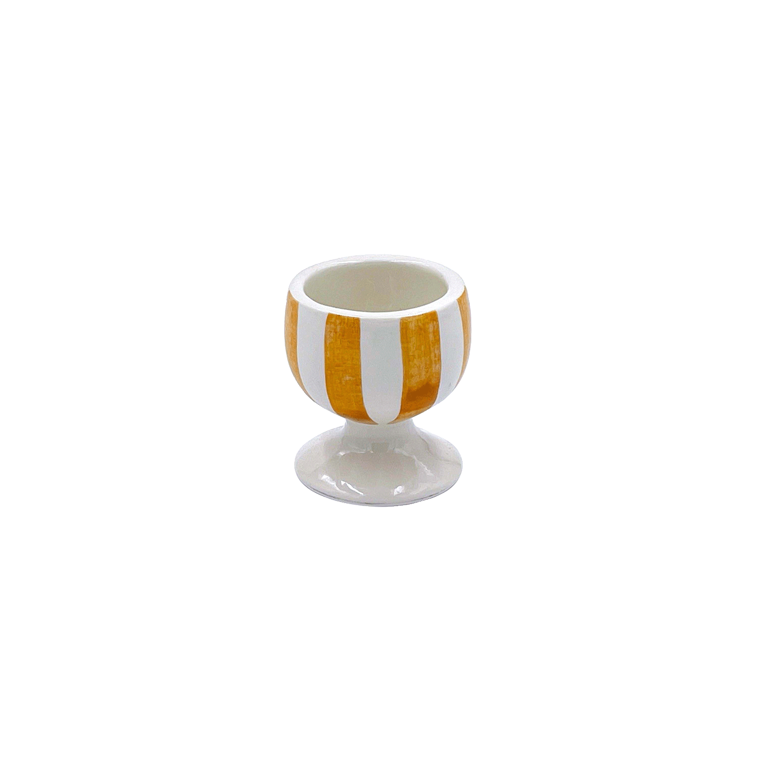 Yellow Stripes Egg Cup