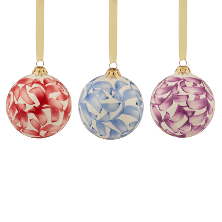 Mixed Scroll Christmas Bauble (Set of 3)