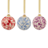 Mixed Scroll Christmas Bauble (Set of 3)