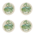 Green Aldo Fish Side Plates (Set of 4)