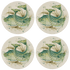 Green Aldo Fish Charger Plates (Set of 4)