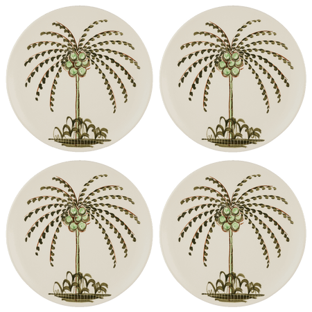 Palm Charger Plates (Set of 4)