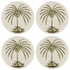 Palm Charger Plates (Set of 4)