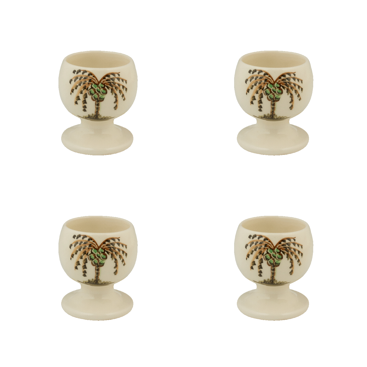 Palm Egg Cups (Set of 4)