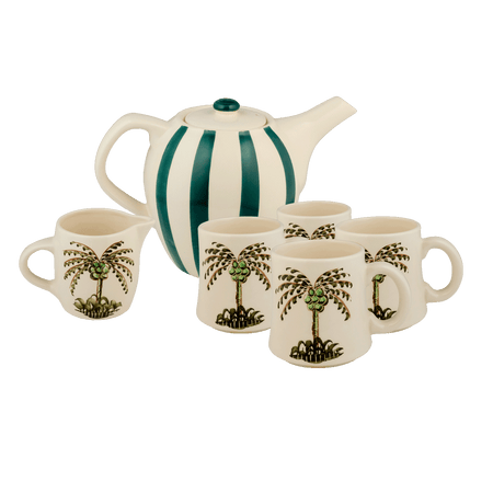 Palm Tea Set (6 Piece)