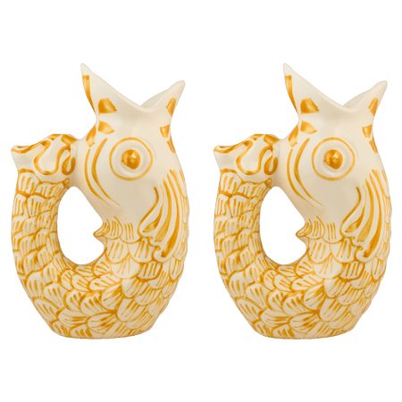 Yellow Glug Glug Jugs (Set of 2)