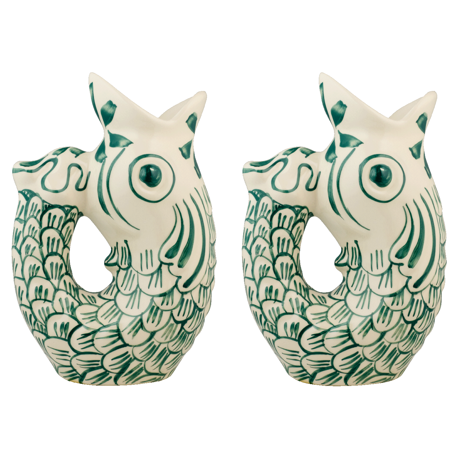 Green Glug Glug Jugs (Set of 2)