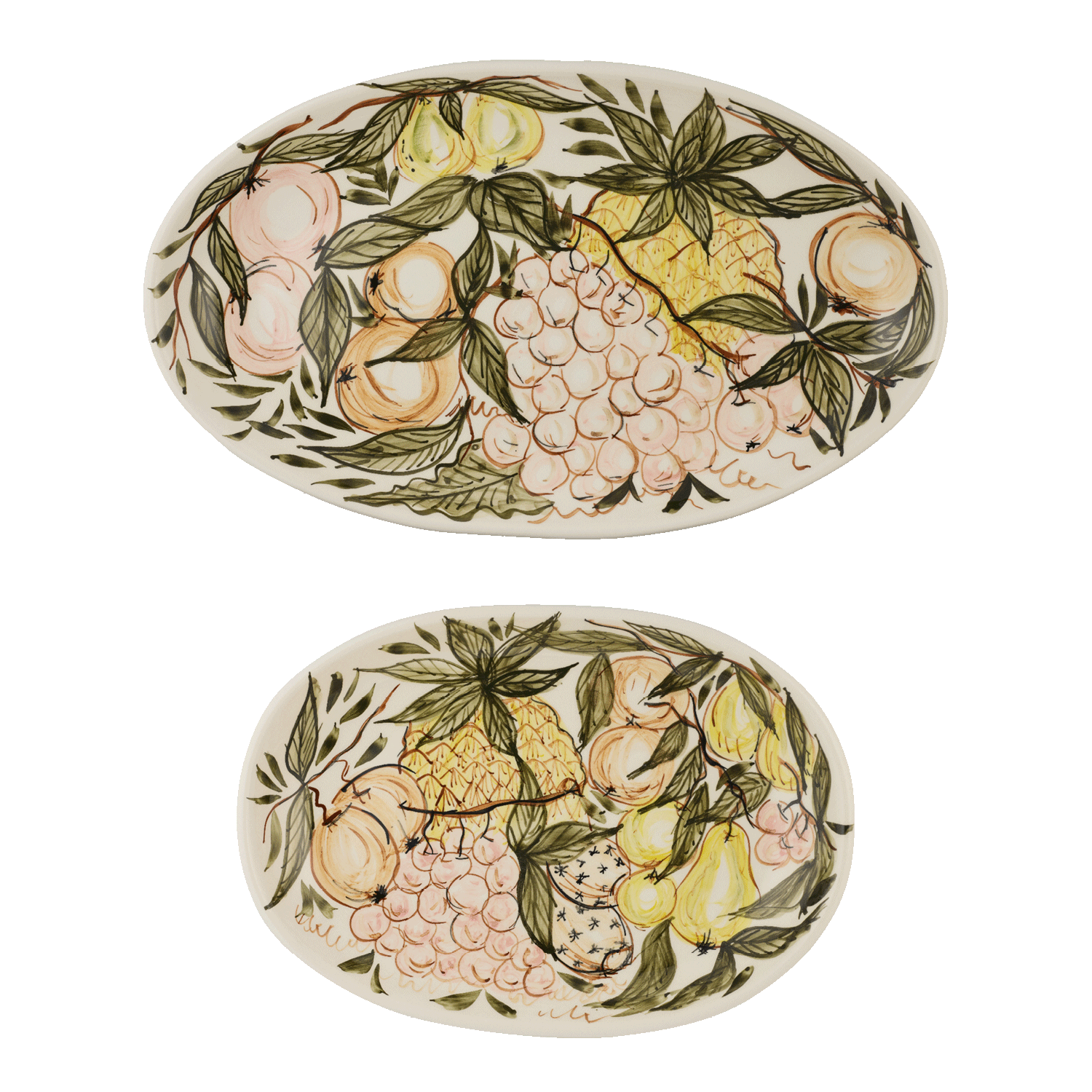 Fruit Serving Platters (Set of 2)
