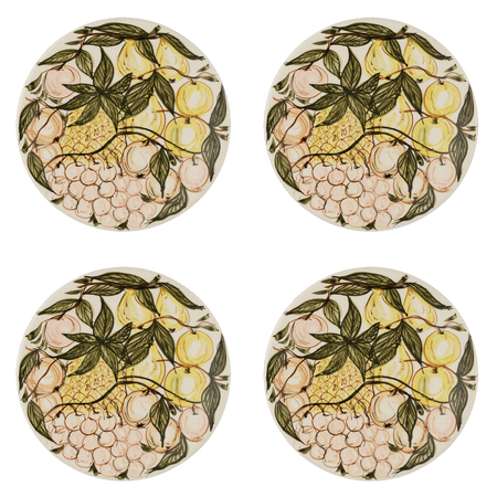Fruit Dinner Plates (Set of 4)
