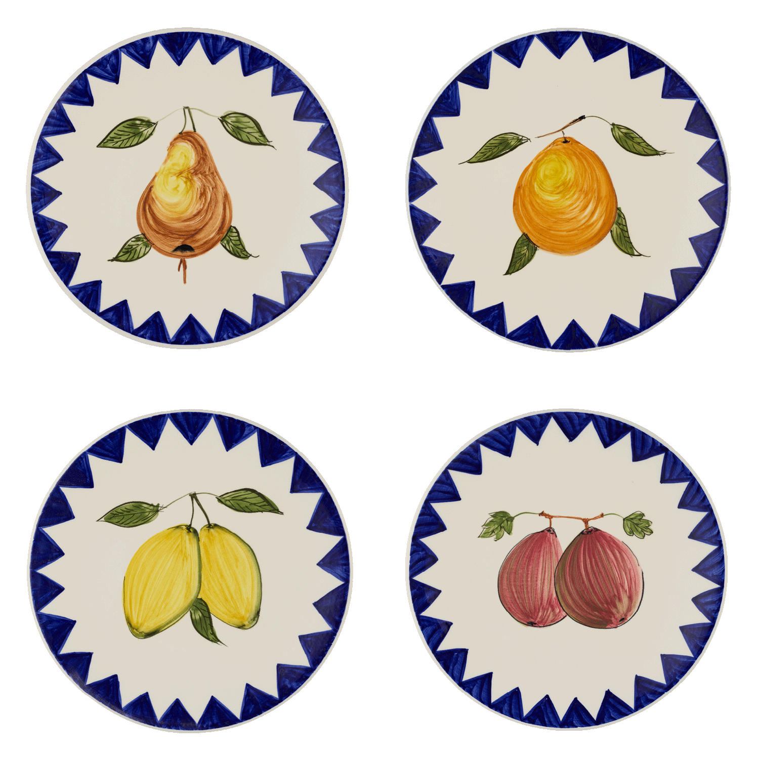 Zigare Fruit Dinner Plate (Set of 4)