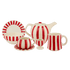 Red Stripes Breakfast Set (25 Piece)