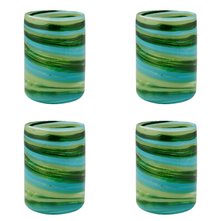 Green Bellotto Tumblers (Set of 4)