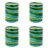 Green Bellotto Tumblers (Set of 4)