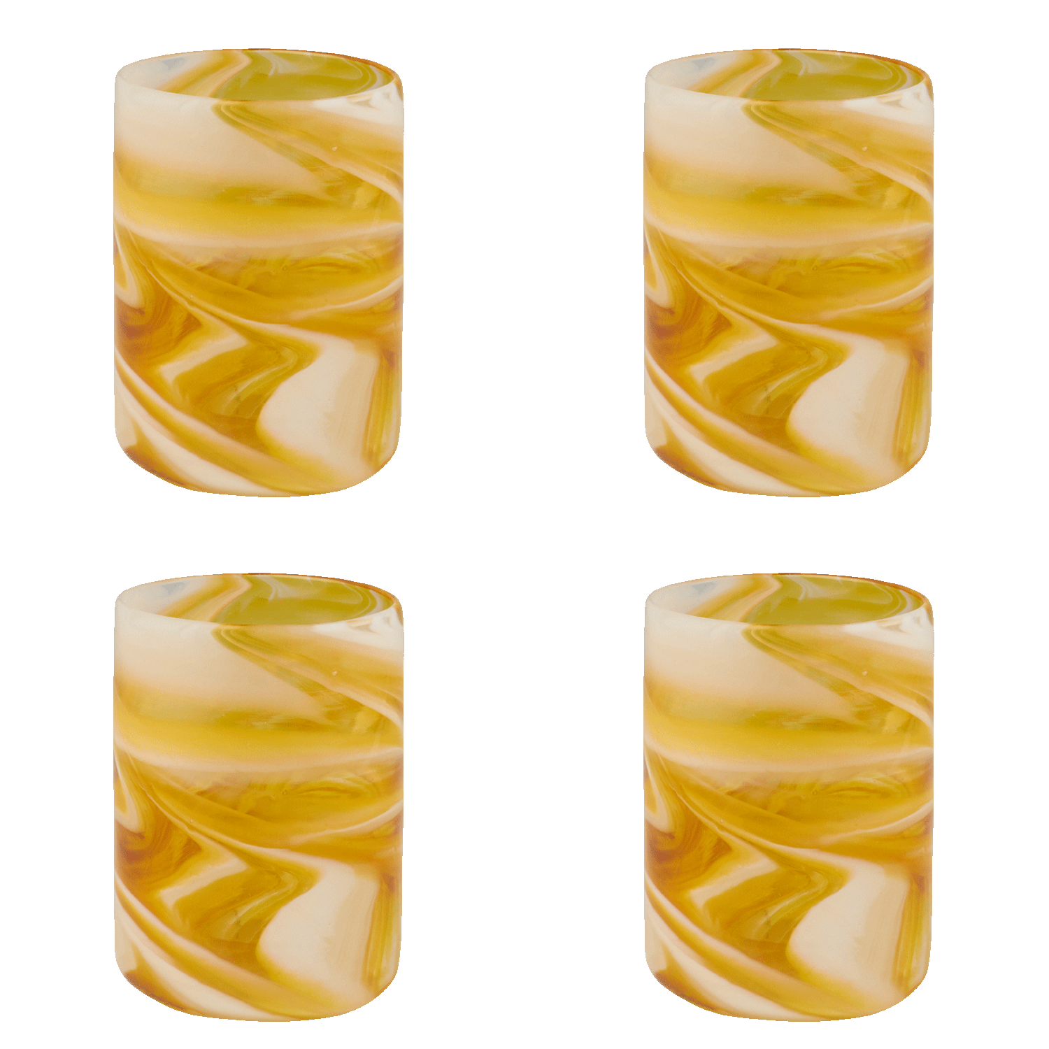 Tobacco Bellotto Tumblers (Set of 4)