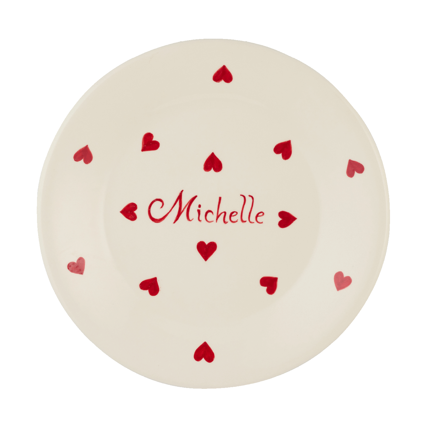Personalised Love Heart Name Plate
