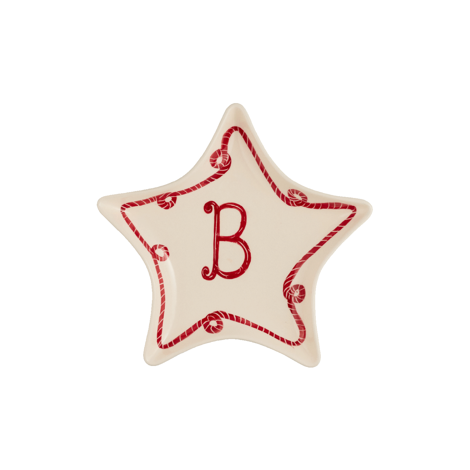 Star Monogram Plate
