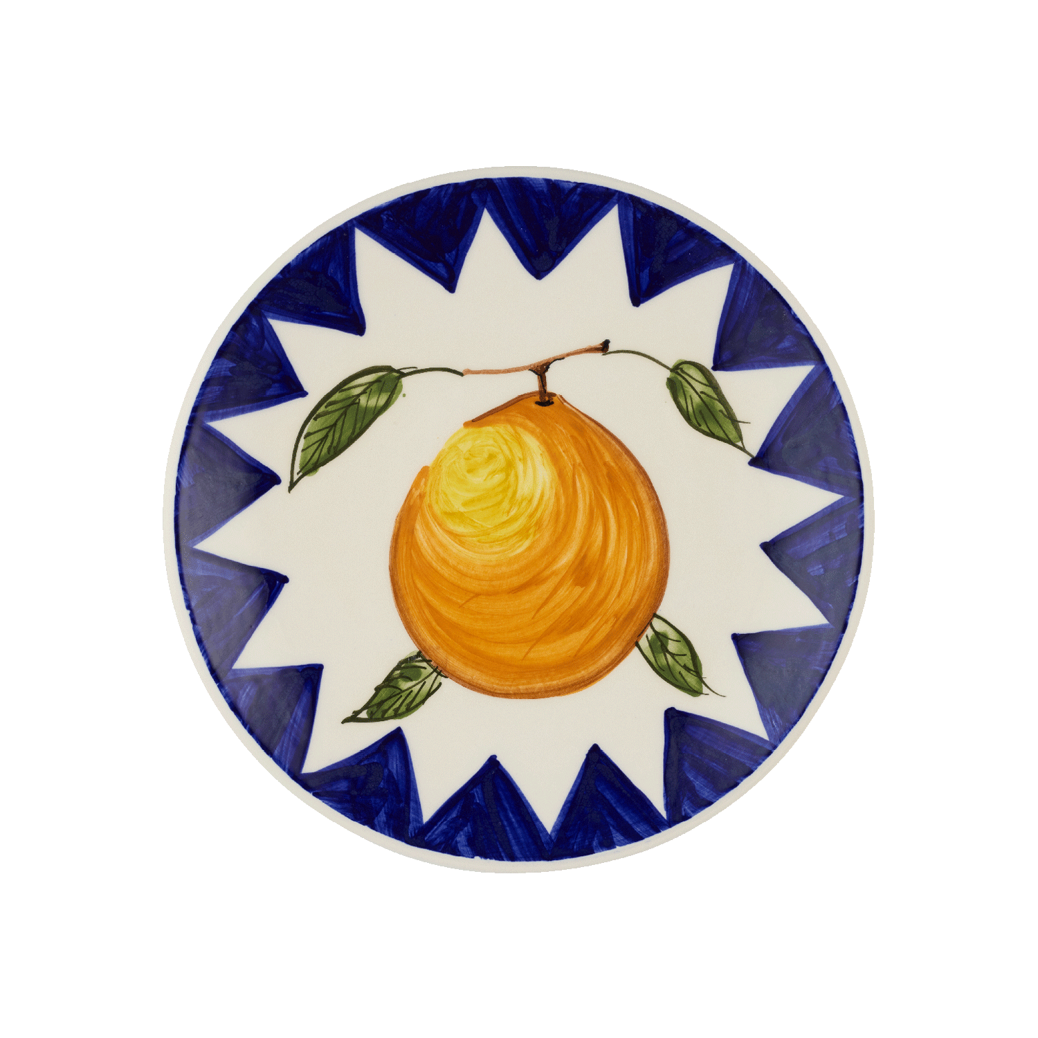 Orange Zigare Fruit Side Plate