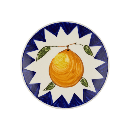 Orange Zigare Fruit Side Plate