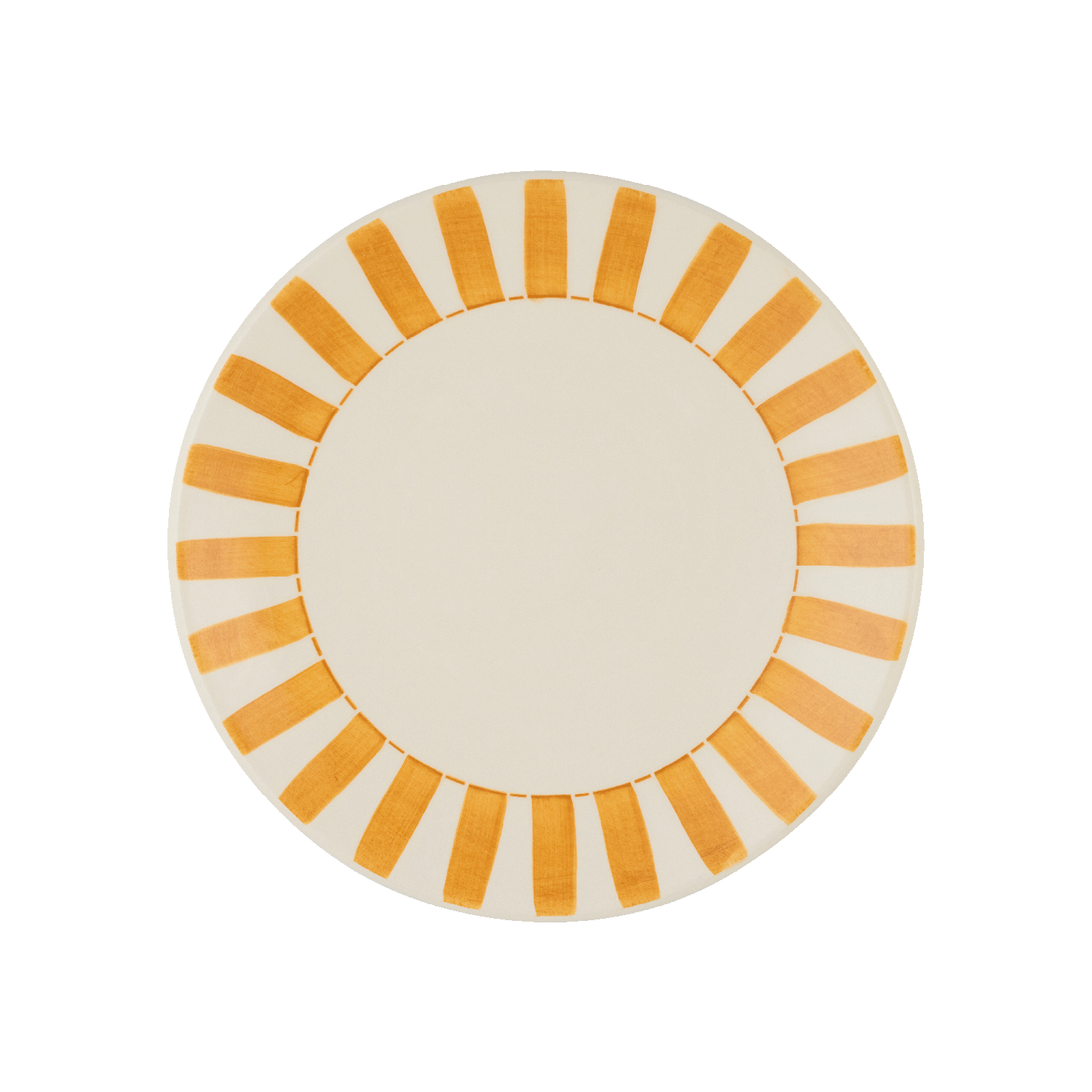 Yellow Stripes Side Plate