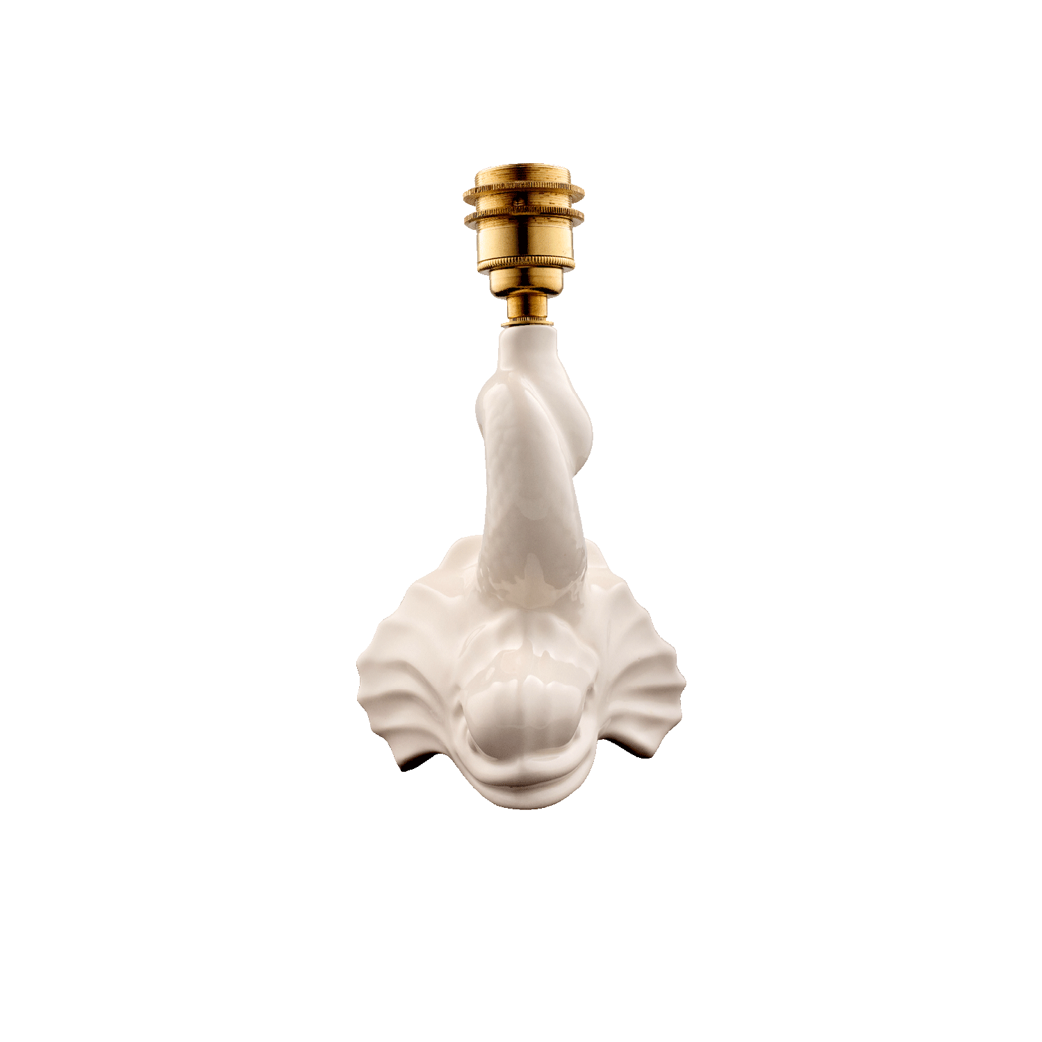 Cream Dolphin Wall Light