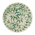 Green Scroll Salad Bowl