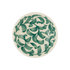 Green Scroll Peanut Bowl