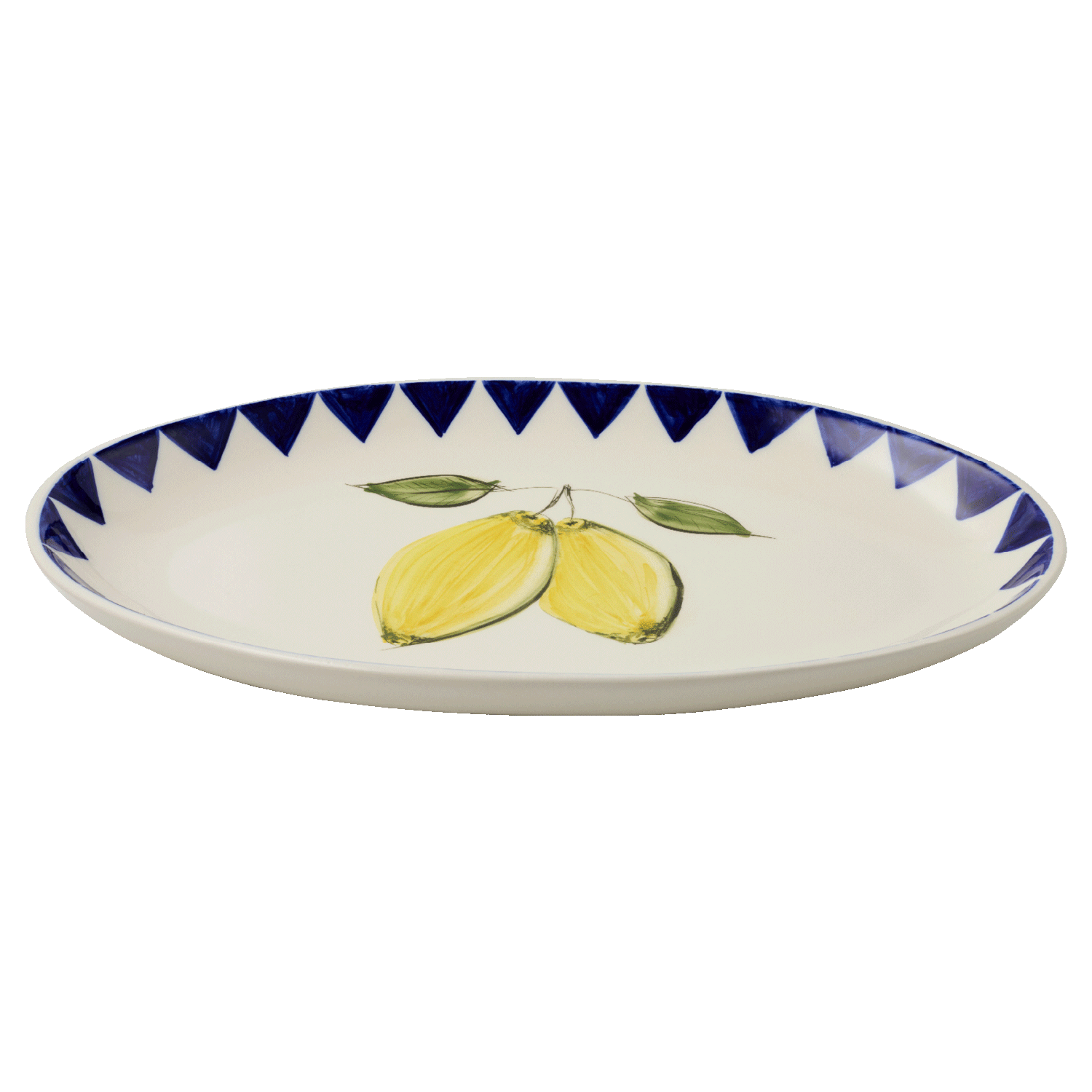 Large Lemon Zigare Fruit Oval Platter
