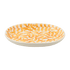 Small Yellow Scroll Oval Platter
