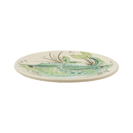 Green Aldo Fish Dinner Plate