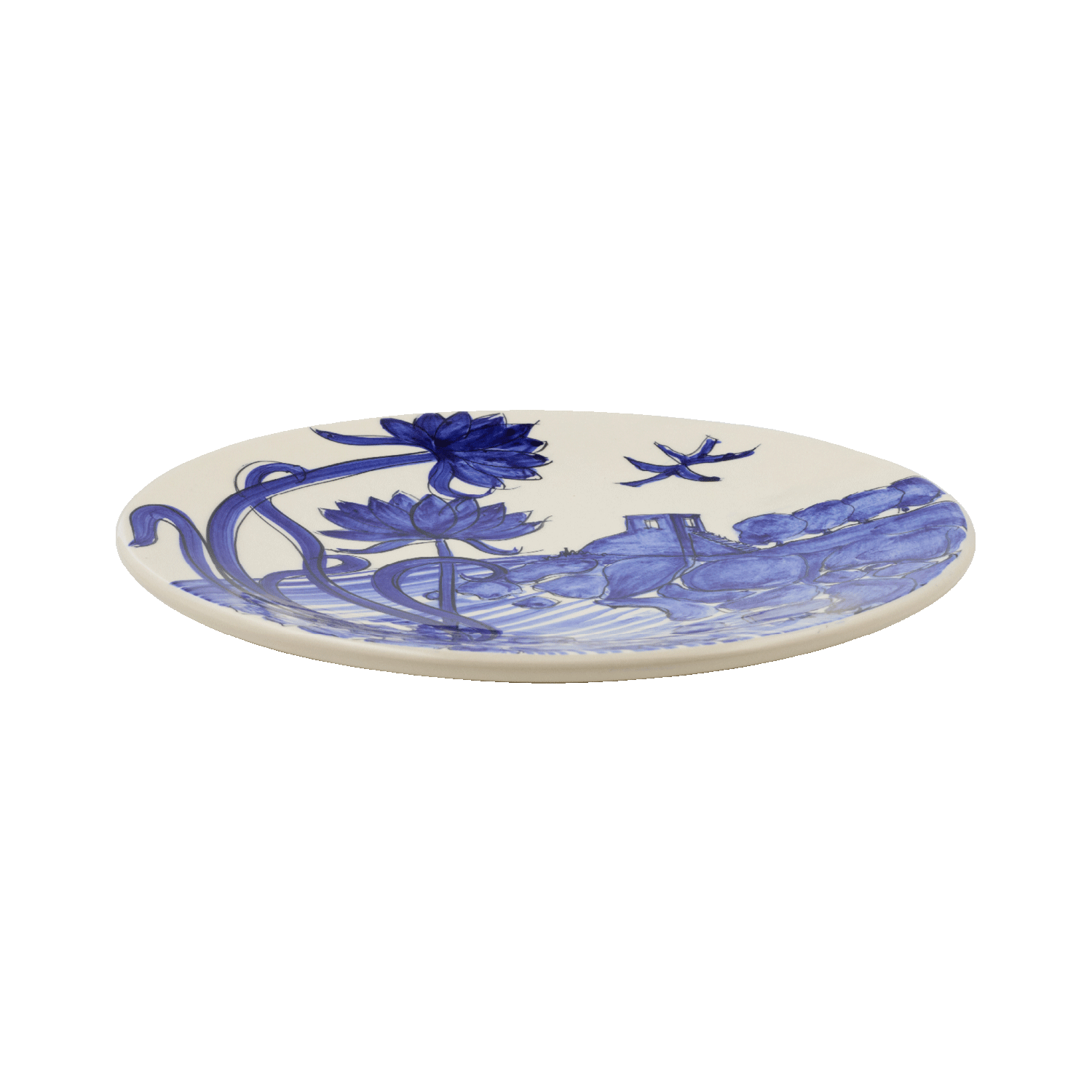 Melita Blue Dinner Plate