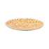 Yellow Scroll Dinner Plate