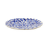 Navy Blue Scroll Dinner Plate