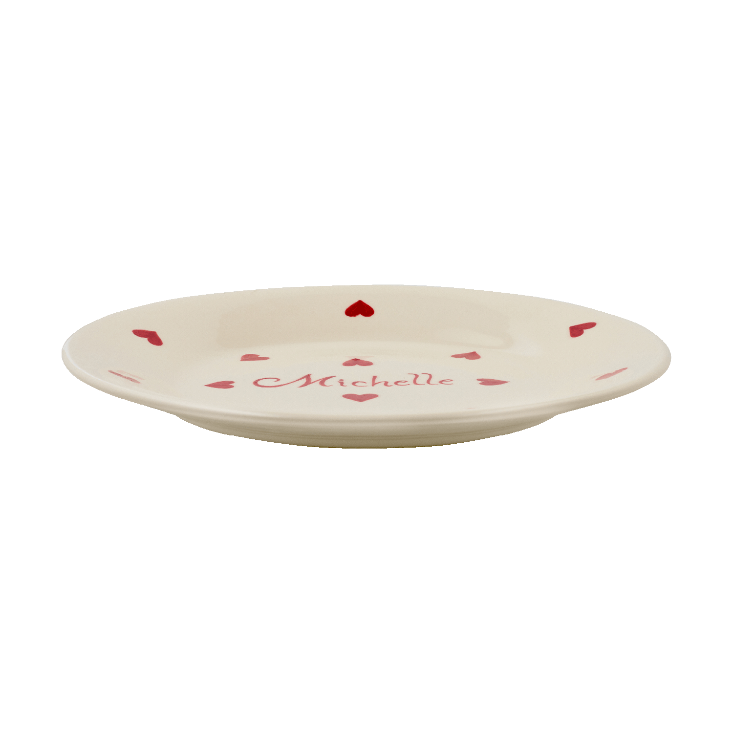 Personalised Love Heart Name Plate