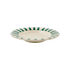 Green Stripes Pasta Plate