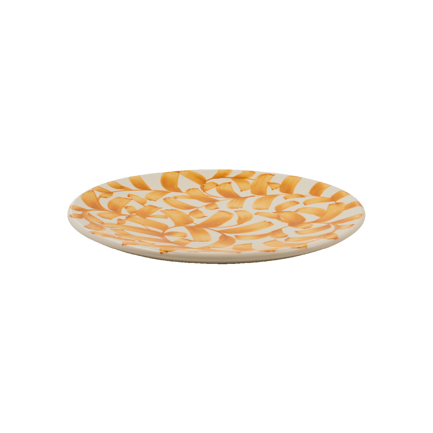 Yellow Scroll Side Plate