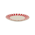 Red Stripes Side Plate