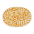 Small Yellow Scroll Oval Platter