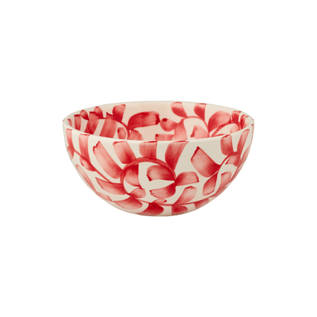 Small Red Scroll Bowl