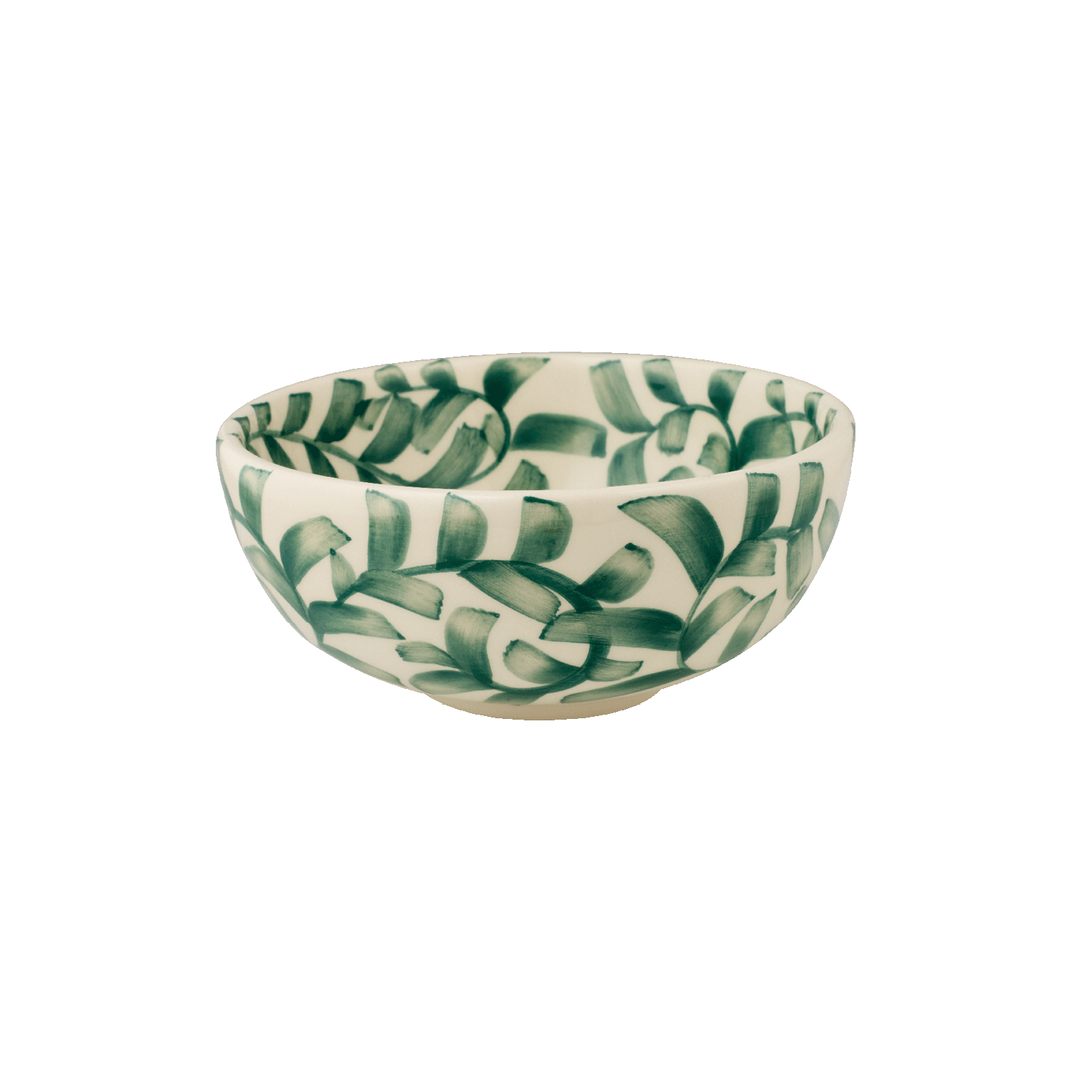Medium Green Scroll Bowl