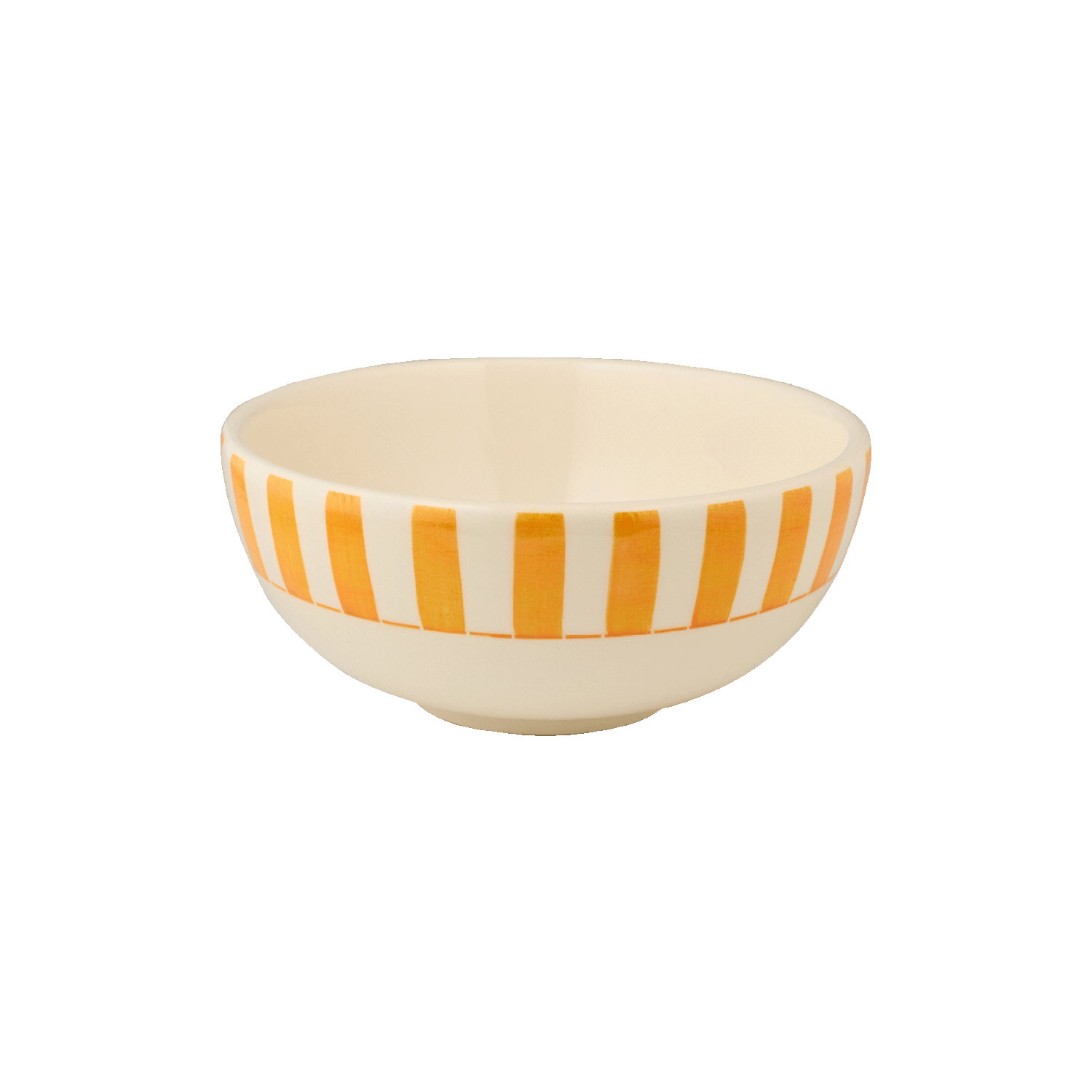 Medium Yellow Stripes Bowl