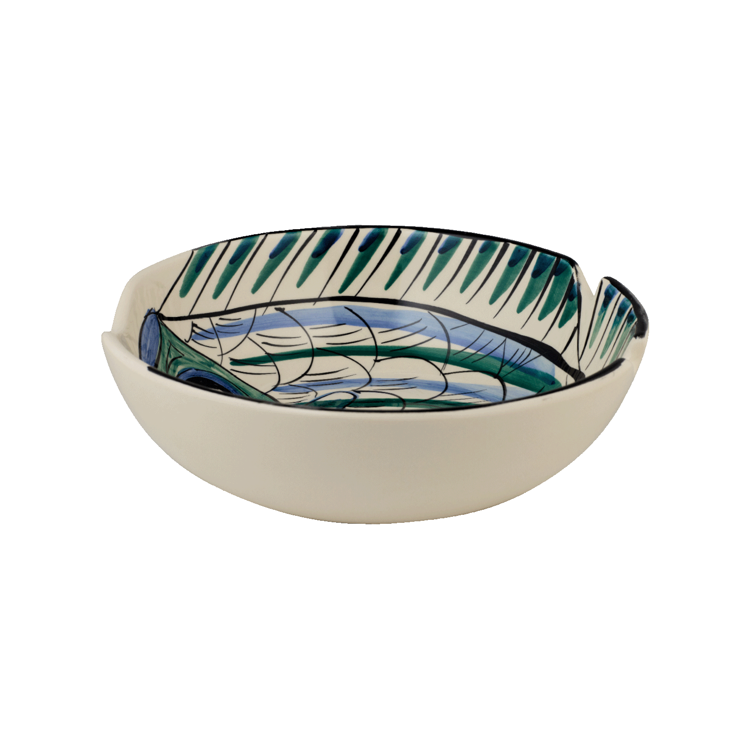 Large Blue Romina Fish Bowl
