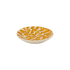 Yellow Scroll Dipping Bowl