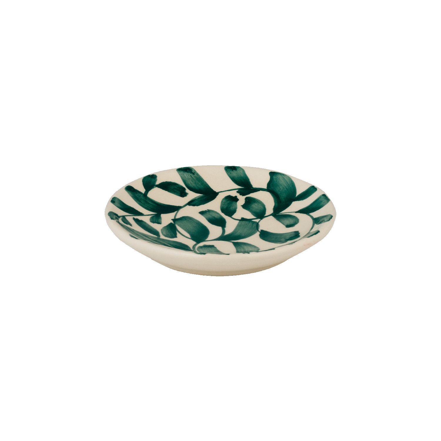 Green Scroll Dipping Bowl